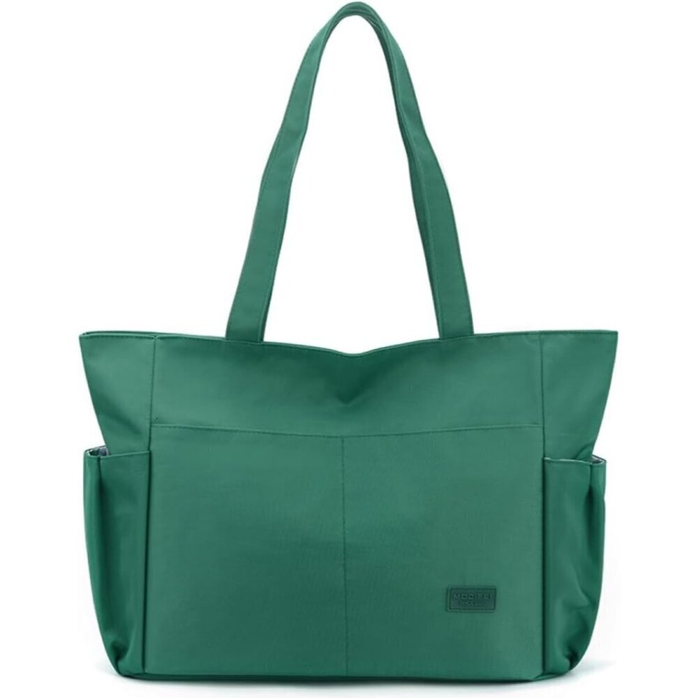 Women's Dark Green Large Purse Tote Bag Lightweight Handbag Satchel Shoulder Bag